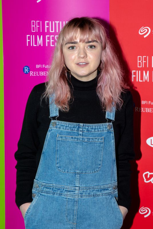 MAISIE WILLIAMS at BFI Future Film Festival in London 02/23/2019