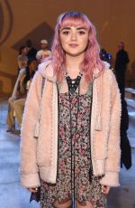 MAISIE WILLIAMS at Coach Fashion Show at NYFW in New York 02/12/2019