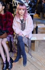 MAISIE WILLIAMS at Coach Fashion Show at NYFW in New York 02/12/2019