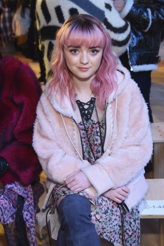 MAISIE WILLIAMS at Coach Fashion Show at NYFW in New York 02/12/2019