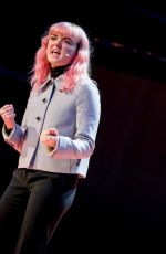 MAISIE WILLIAMS at Tedx in Manchester 02/03/2019