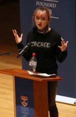 MAISIE WILLIAMS at University of St Andrews in Scotland 02/05/2019