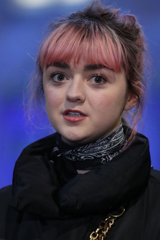 MAISIE WILLIAMS at University of St Andrews in Scotland 02/05/2019