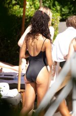 MALIAOBAMA in Swimsuit at a Pool in Miami Beach 02/17/2019