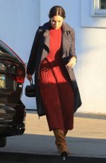 MANDY MOORE Leaves a Beauty Salon in Beverly Hills 02/07/2019
