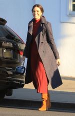 MANDY MOORE Leaves a Beauty Salon in Beverly Hills 02/07/2019