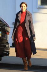 MANDY MOORE Leaves a Beauty Salon in Beverly Hills 02/07/2019