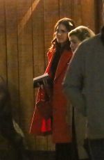 MANDY MOORE Night Out in Los Angeles 02/14/2019