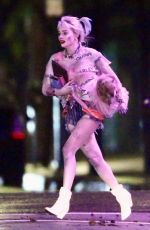 MARGOT ROBBIE at Birds of Prey Set in Los Angeles 02/22/2019