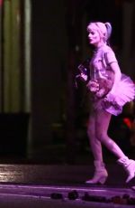 MARGOT ROBBIE at Birds of Prey Set in Los Angeles 02/22/2019