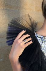 MARGOT ROBBIE Getting Ready for Bafta by Chanel, February 2019