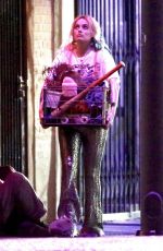MARGOT ROBBIE on the Set of Birds of Prey in Los Angeles 02/20/2019