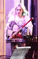 MARGOT ROBBIE on the Set of Birds of Prey in Los Angeles 02/20/2019
