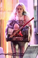 MARGOT ROBBIE on the Set of Birds of Prey in Los Angeles 02/21/2019