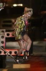 MARGOT ROBBIE on the Set of Birds of Prey in Los Angeles 02/22/2019