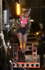 MARGOT ROBBIE on the Set of Birds of Prey in Los Angeles 02/22/2019