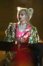 MARGOT ROBBIE on the Set of Birds of Prey in Los Angeles 02/22/2019