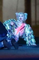 MARGOT ROBBIE on the Set of Birds of Prey in Los Angeles 02/22/2019