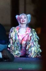 MARGOT ROBBIE on the Set of Birds of Prey in Los Angeles 02/22/2019
