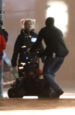 MARGOT ROBBIE on the Set of Birds of Prey in Los Angeles 02/27/2019