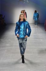 MARTHA HUNT at John John Runway Show at New York Fashion Show 02/12/2019