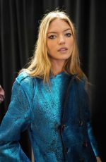 MARTHA HUNT at John John Runway Show at New York Fashion Show 02/12/2019