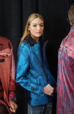 MARTHA HUNT at John John Runway Show at New York Fashion Show 02/12/2019