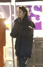 MARY ELIZABETH WINSTEAD on the Set of Birds of Prey in Los Angeles 02/09/2019