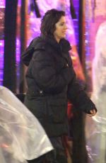 MARY ELIZABETH WINSTEAD on the Set of Birds of Prey in Los Angeles 02/09/2019