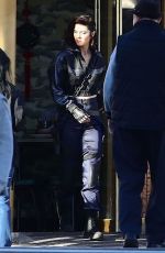 MARY ELIZABETH WINSTEAD on the Set of Birds of Prey in Los Angeles 02/21/2019