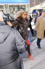 MARY J. BLIGE Leaves Good Morning America in New York 02/14/2019