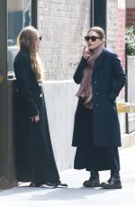 MARY_KATE and ASHLEY OLSEN at Their Office in New York 02/06/2019