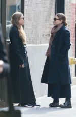 MARY_KATE and ASHLEY OLSEN at Their Office in New York 02/06/2019