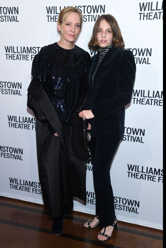 MAYA HAWKE and UMA THURMAN at Williamstown Theatre Festival Gala in New York 02/11/2019