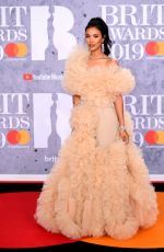 MAYA JAMA at Brit Awards 2019 in London 02/20/2019