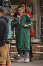 MEG DONNELLY on the Set of American Housewife in Los Angeles 02/26/2019