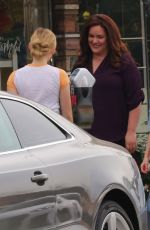 MEG DONNELLY on the Set of American Housewife in Los Angeles 02/26/2019