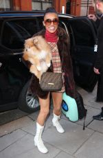 MELODY THORNTON Out with Her Dog in London 02/07/2019