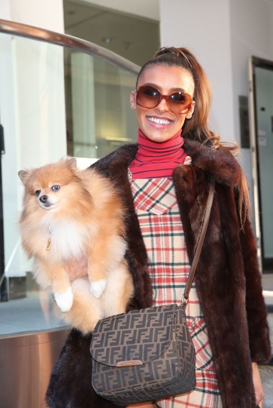 MELODY THORNTON Out with Her Dog in London 02/07/2019