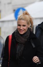 MICHELLE HUNZIKER Out and About in Milan 02/05/2019