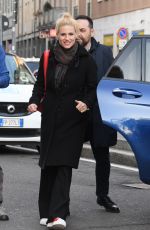 MICHELLE HUNZIKER Out and About in Milan 02/05/2019