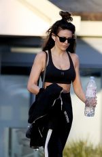 MICHELLE KEEGAN Leaves a Gym in Essex 02/15/2019