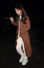 MICHELLE KEEGAN Leaves Terrance Paul Hair Salon in Cheshire 02/01/2019