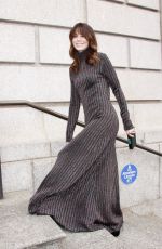 MICHELLE MONAGHAN Arrives at Carolina Herrera Fashion Show at NYFW in New York 02/11/2019