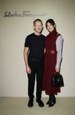 MICHELLE MONAGHAN at Salvatore Ferragamo Fashion Show at MFW in Milan 02/23/2019