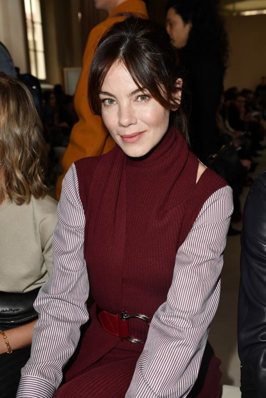 MICHELLE MONAGHAN at Salvatore Ferragamo Fashion Show at MFW in Milan 02/23/2019