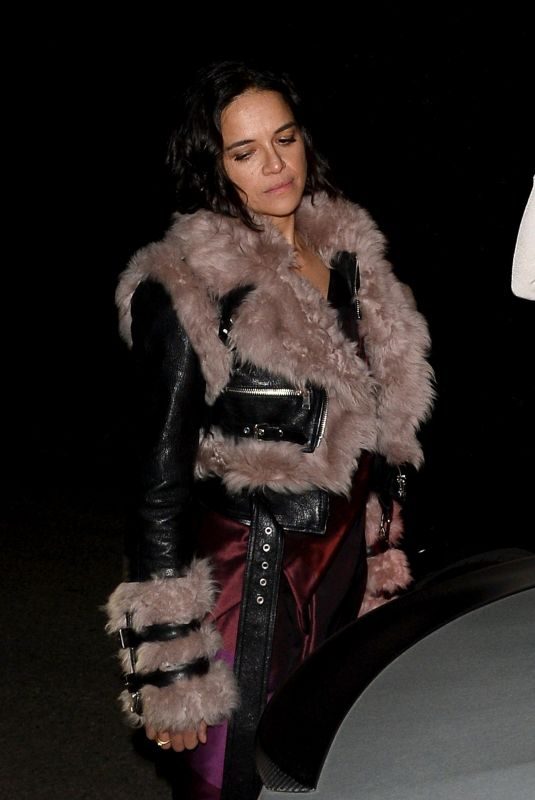 MICHELLE RODRIGUEZ Arrives at WME Pre-oscar Party in Los Angeles 02/22/2019