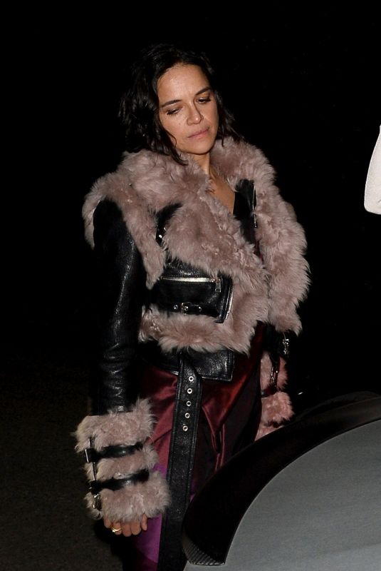 MICHELLE RODRIGUEZ Arrives at WME Pre-oscar Party in Los Angeles 02/22/2019