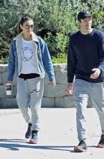MILA KUNIS and Ashton Kutcher Out in Los Angeles 02/22/2019