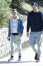 MILA KUNIS and Ashton Kutcher Out in Los Angeles 02/22/2019